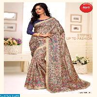 apple madhu bani Wholesale khadi silk printed Saree